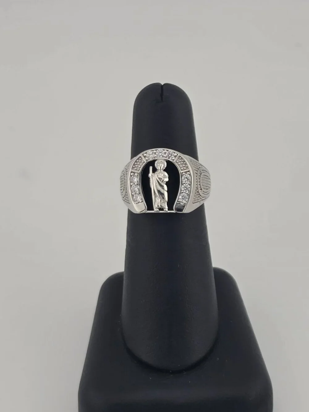 Brand New Sterling Silver 925 San Judas Tadeo Ring
